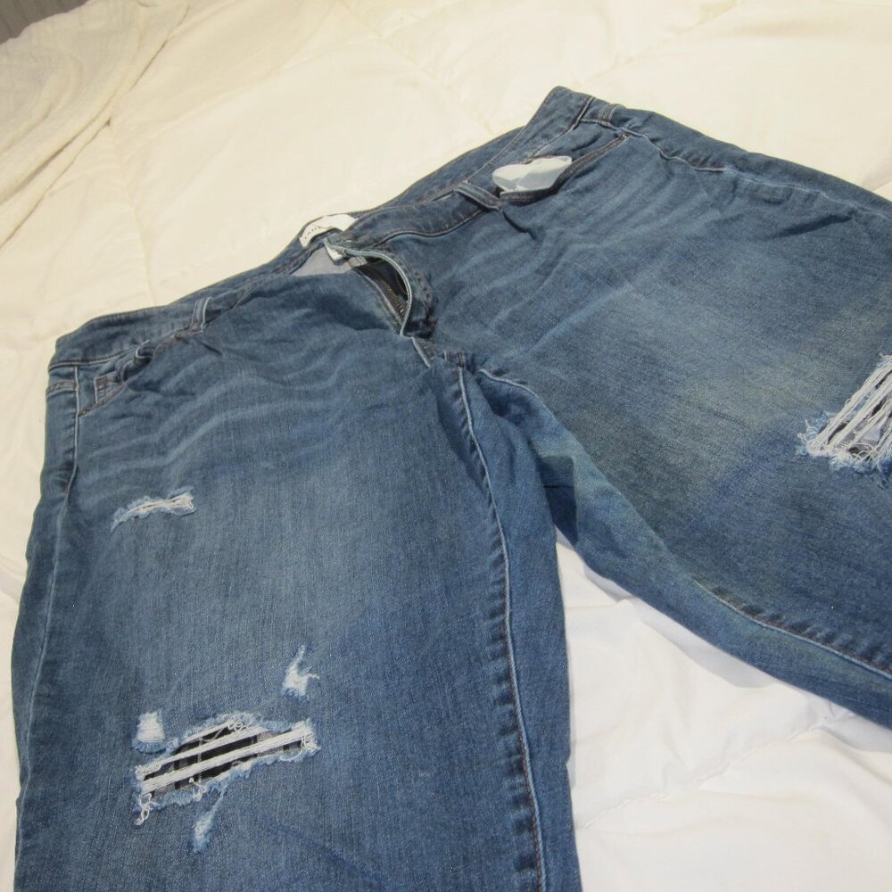 Lane Bryant Distressed Boyfriend Denim 20